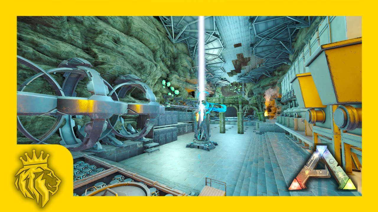 The Center Bear Cave FULL PVP BASE DESIGN | ARK: Survival Evolved