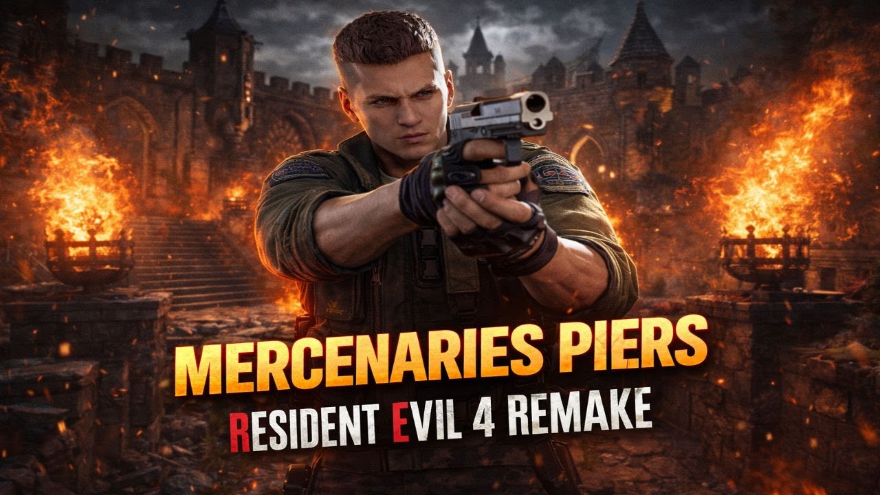 Piers Nivans Takes Over RE4 Mercenaries Castle
