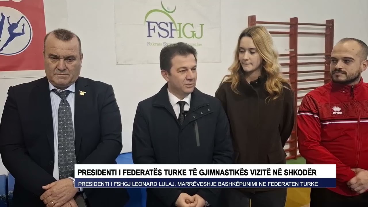  Shkoder - Presidenti i FSHGJ z. Leonard Lulaj - zv.President i FIG z. Suat Çelen 