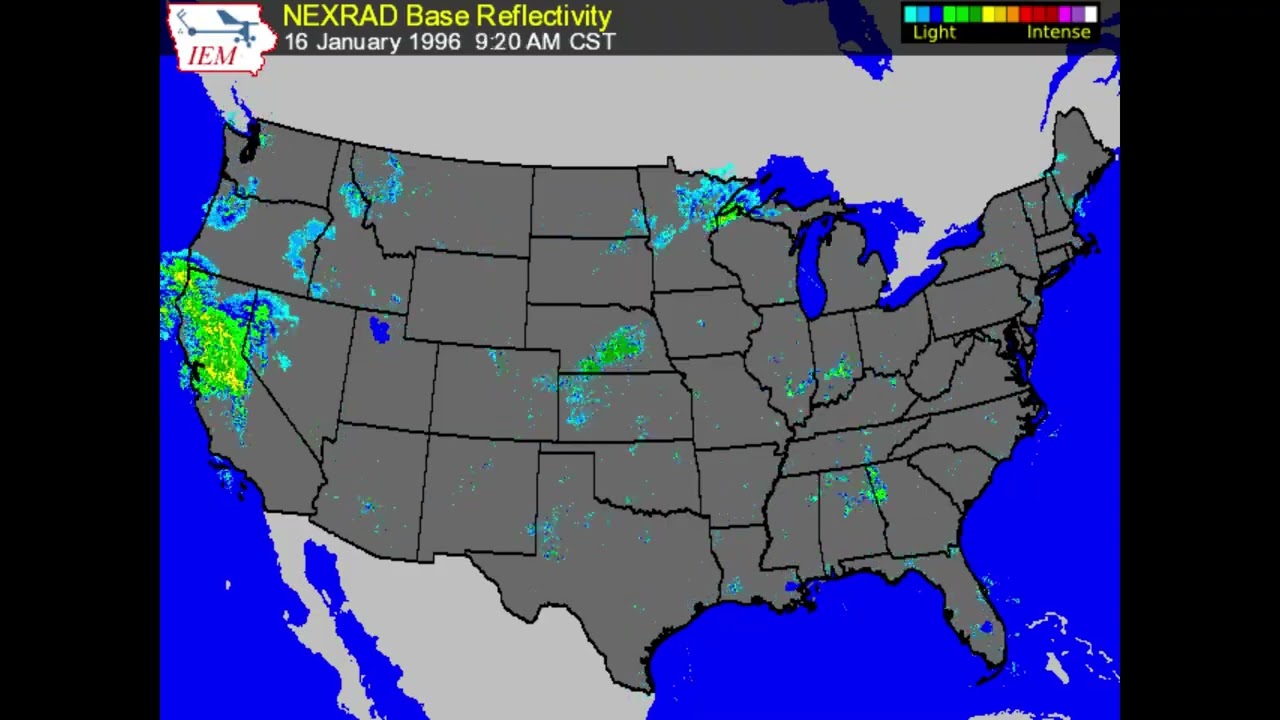 Radar for January 1996