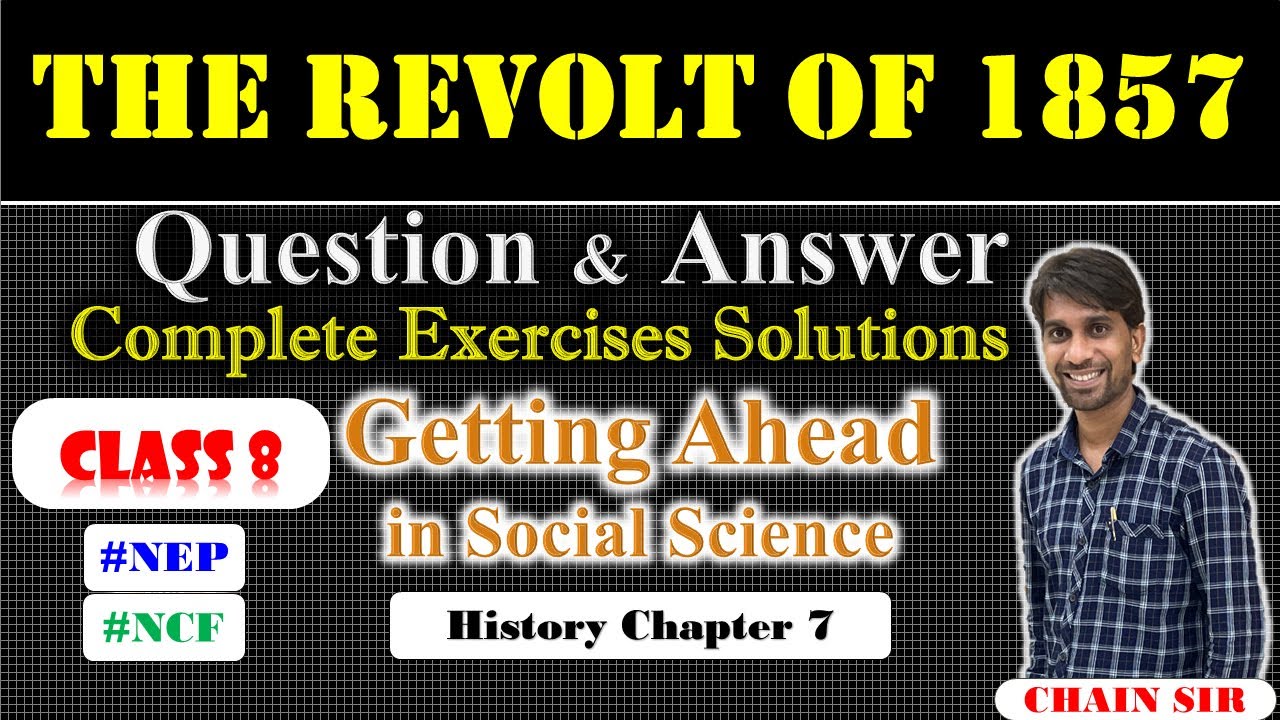 Class 8 History Chapter 7 The Revolt of 1857 Questions Answers | Getting Ahead in Social Science NEP