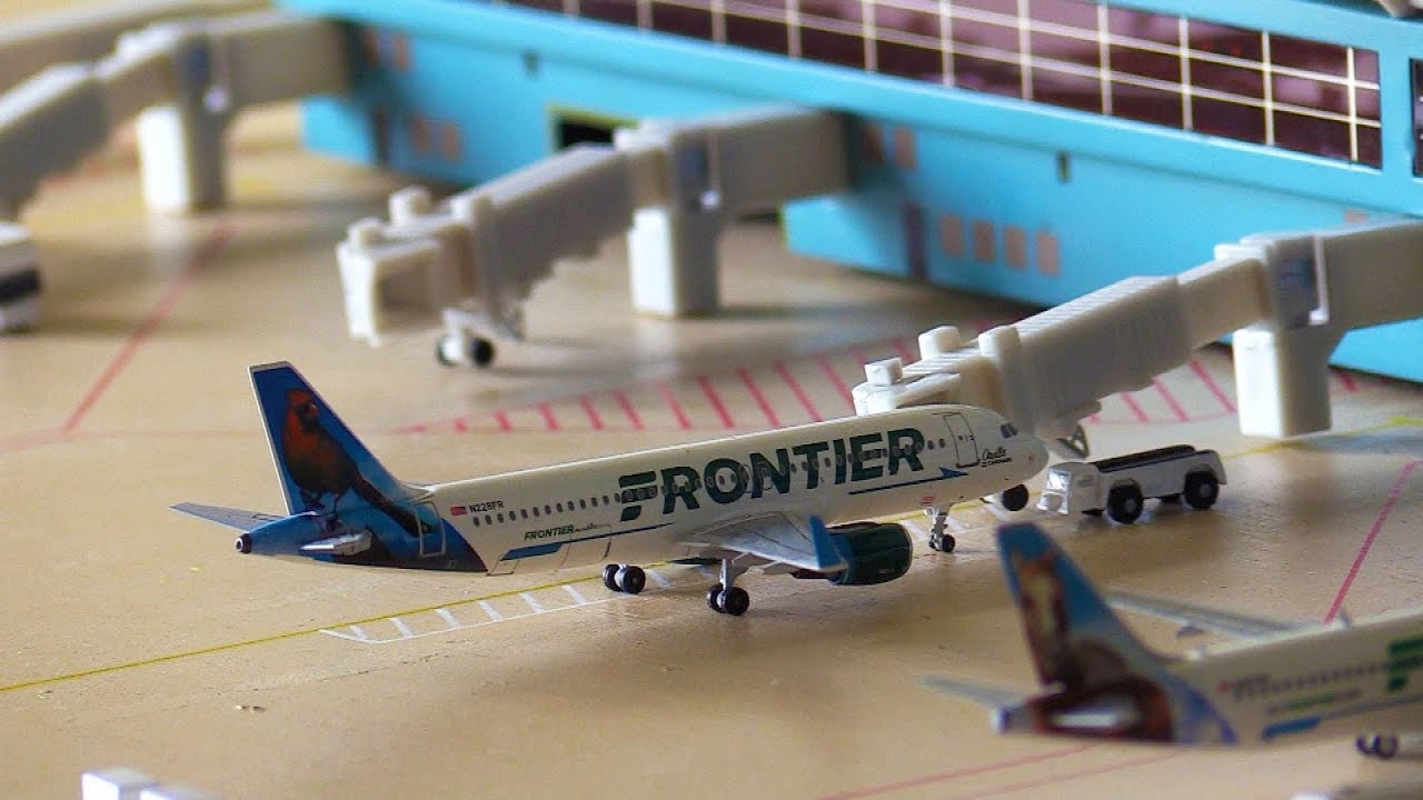 1:400 Model Airport Update Washington Dulles International Airport IAD #05