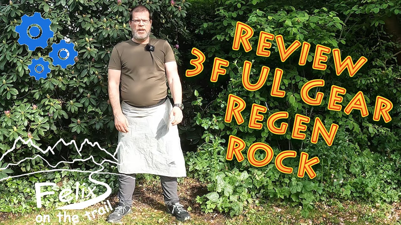 Review 3F UL Gear Rainquilt / Regenrock - der Preis Leistung Sieger beim Regenschutz / Regenhosen