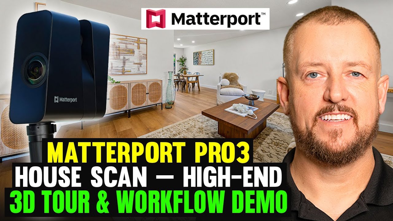 Matterport PRO3 House Scan — демонстрация высококачественного 3D-тура и рабочего процесса
