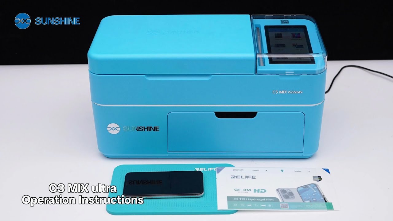 SUNSHINE C3 MIX ULTRA Smart Film Application Machine Operation Video