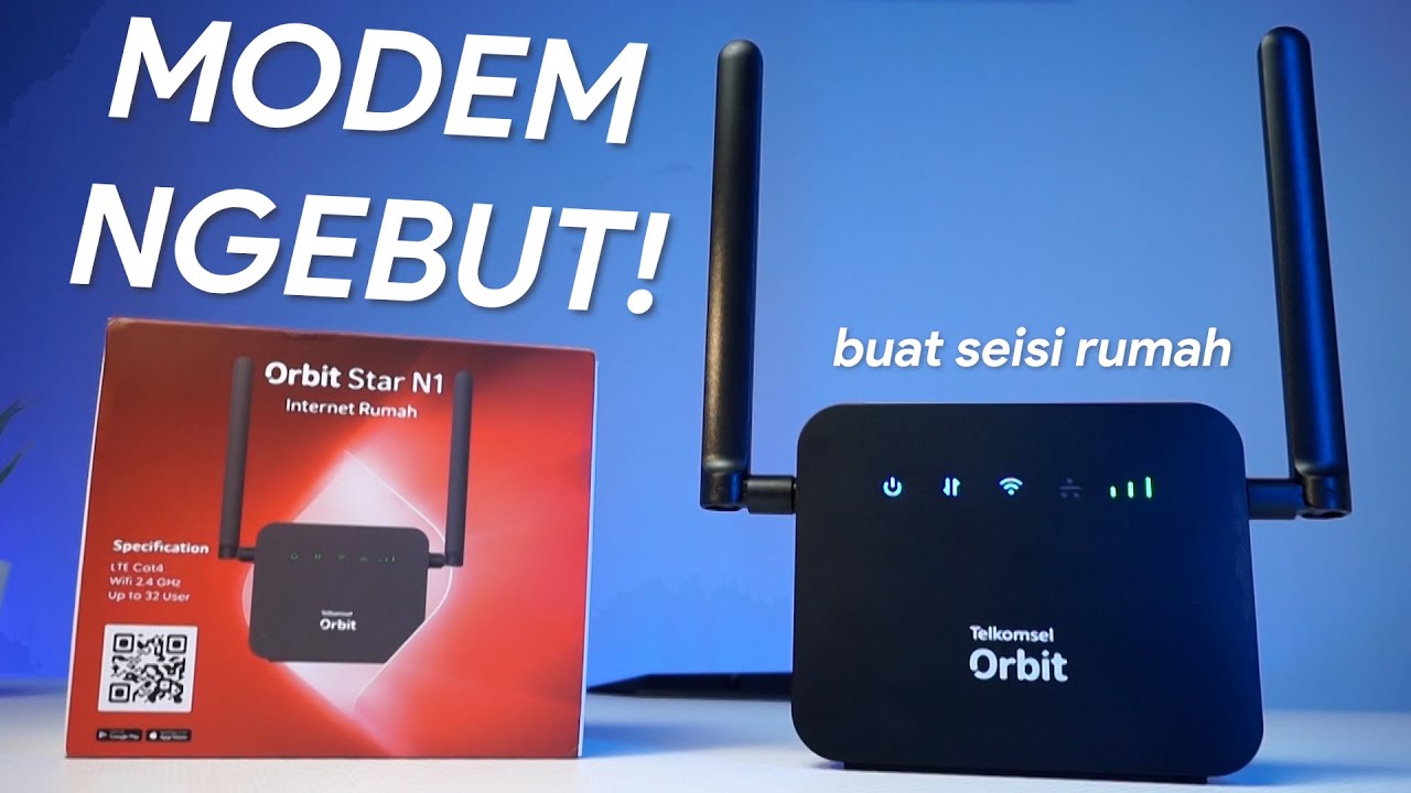Rekomendasi Modem 4G Buat Internet Rumah: Review Telkomsel Orbit Star N1