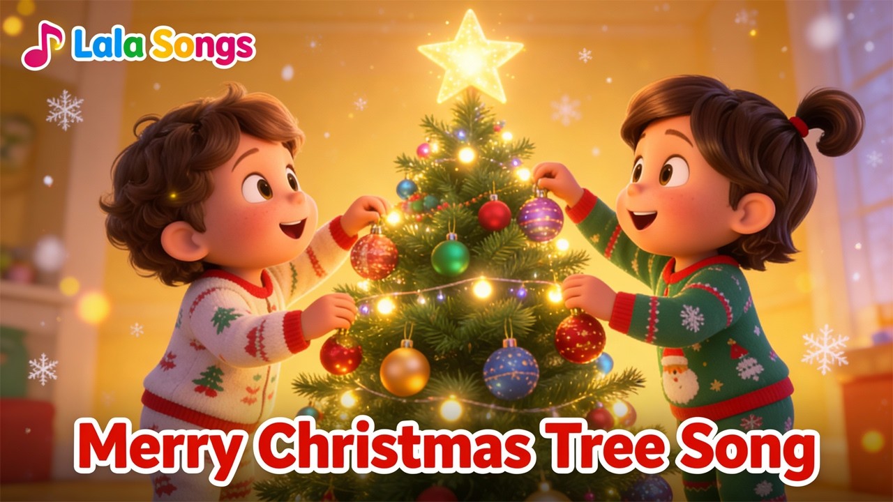 🎄 Merry Christmas Tree Song 🎄 | Fun Christmas Kids Song for Toddlers