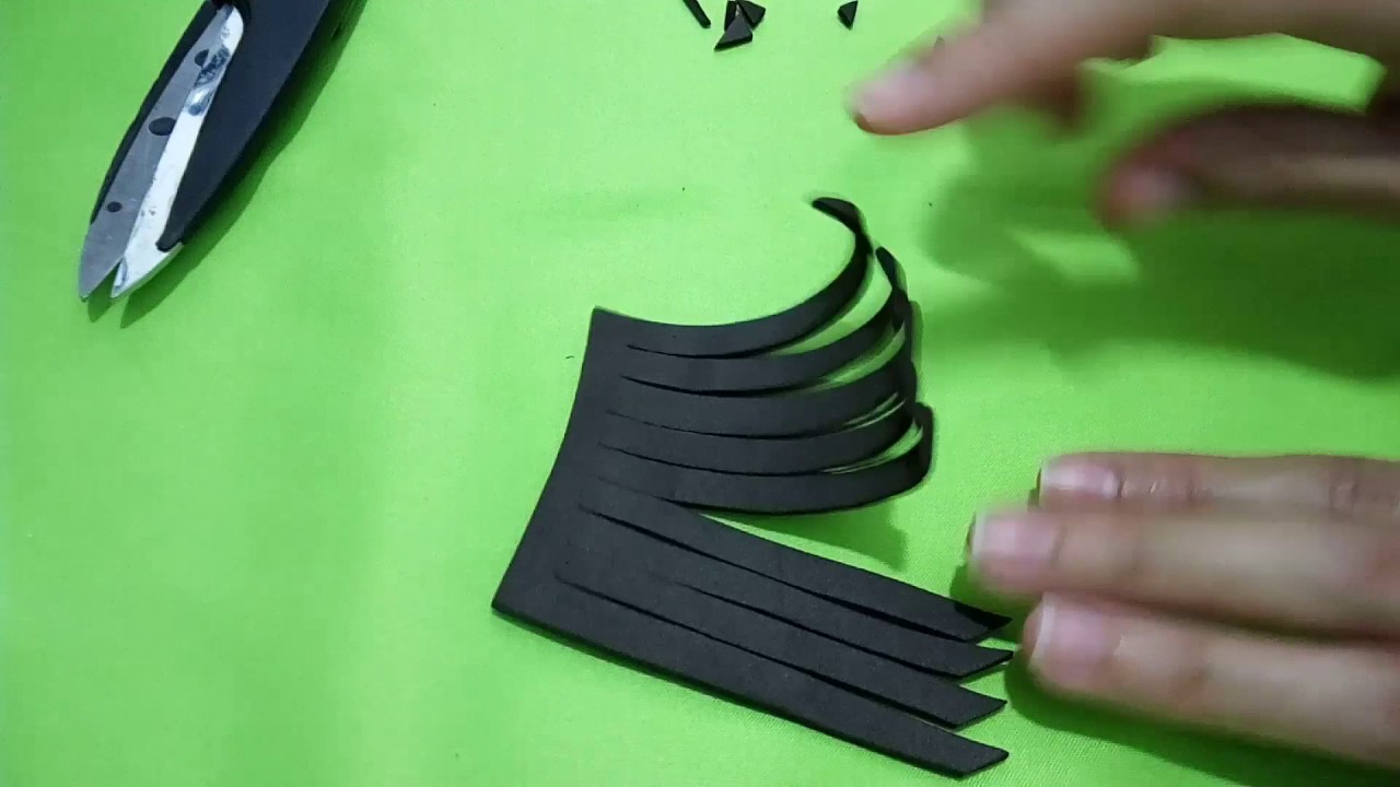 cabello liso en foami para fofuchas tecnicas con foami | AisaVenezuela