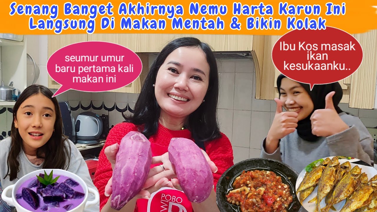 Seumur umur tinggal di Eropa baru kali ini nemu Ubi rambat Ungu