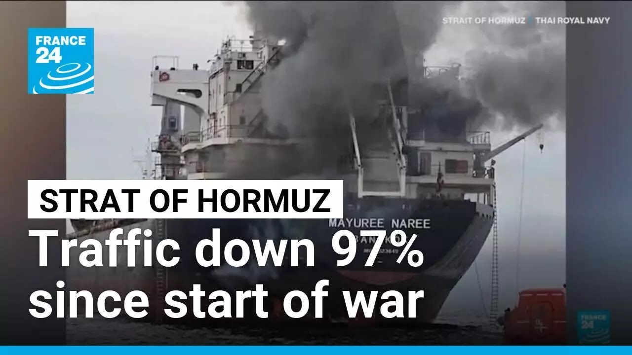 Strait of Hormuz traffic down 97% as fourteen ships struck since war started • FRANCE 24 English