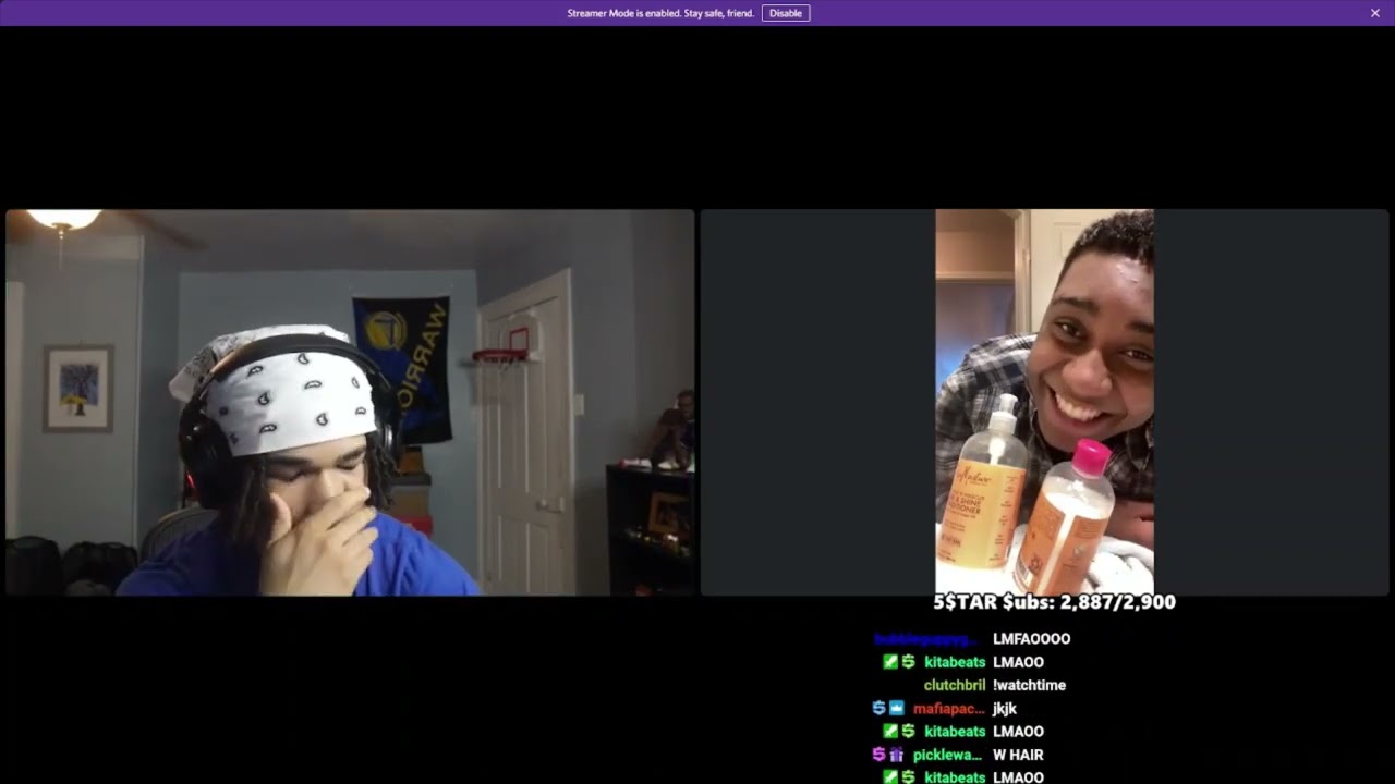 plaqueboymax Rages Trying to Give Twizzler Hair Care Tips