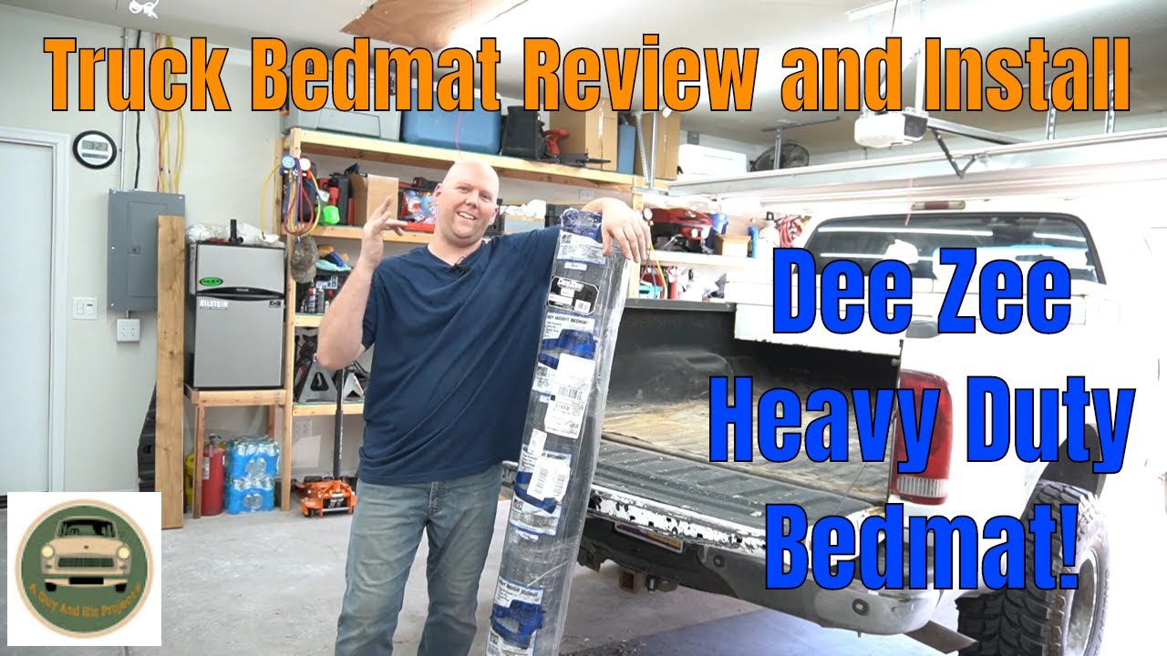 Truck Bedmat Review and Install Dee Zee DZ86882 Heavyweight Bed Mat F250 F350 Super Duty Truck