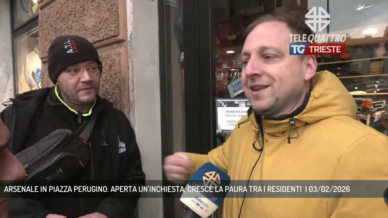 ARSENALE IN PIAZZA PERUGINO: APERTA UN'INCHIESTA, CRESCE LA PAURA TRA I RESIDENTI  | 03/02/2026