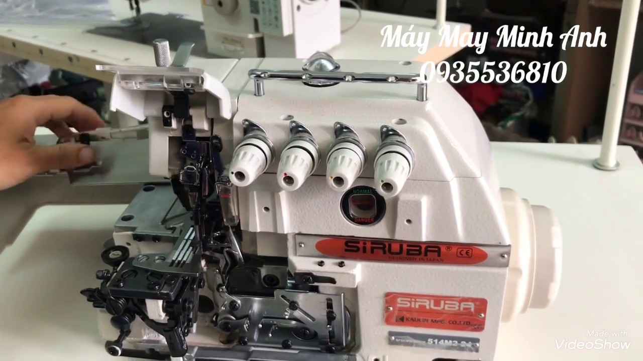 Hướng dẫn xỏ chỉ chập Siruba