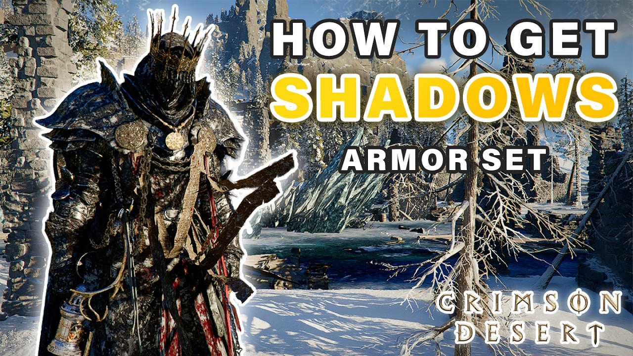 How to get the SHADOWS Plate Armor Set | Treasure Locations ► Crimson Desert