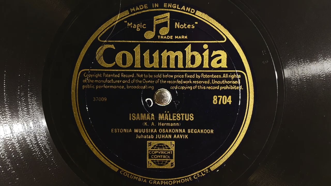 Estonia Muusika Osakonna segakoor - Isamaa mälestus (1928)