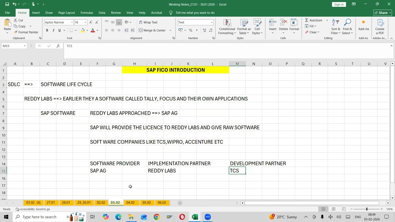 SAP FICO S/4 HANA SAP Consultant Roles  Session_0_03.02.2026