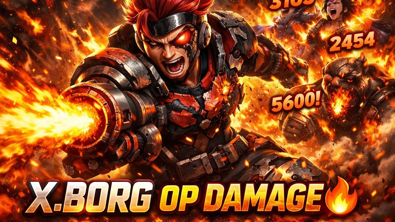 X.Borg OP Damage Build 😱 Enemy Jal Gaye | MLBB Gameplay#7# 