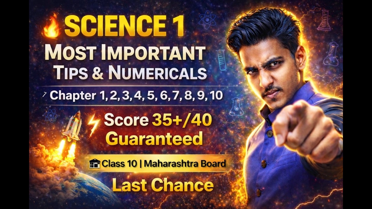 Science 1 Live 🔴 | Important Numericals Crash Course | SSC State Board Class 10 | Excel Academy
