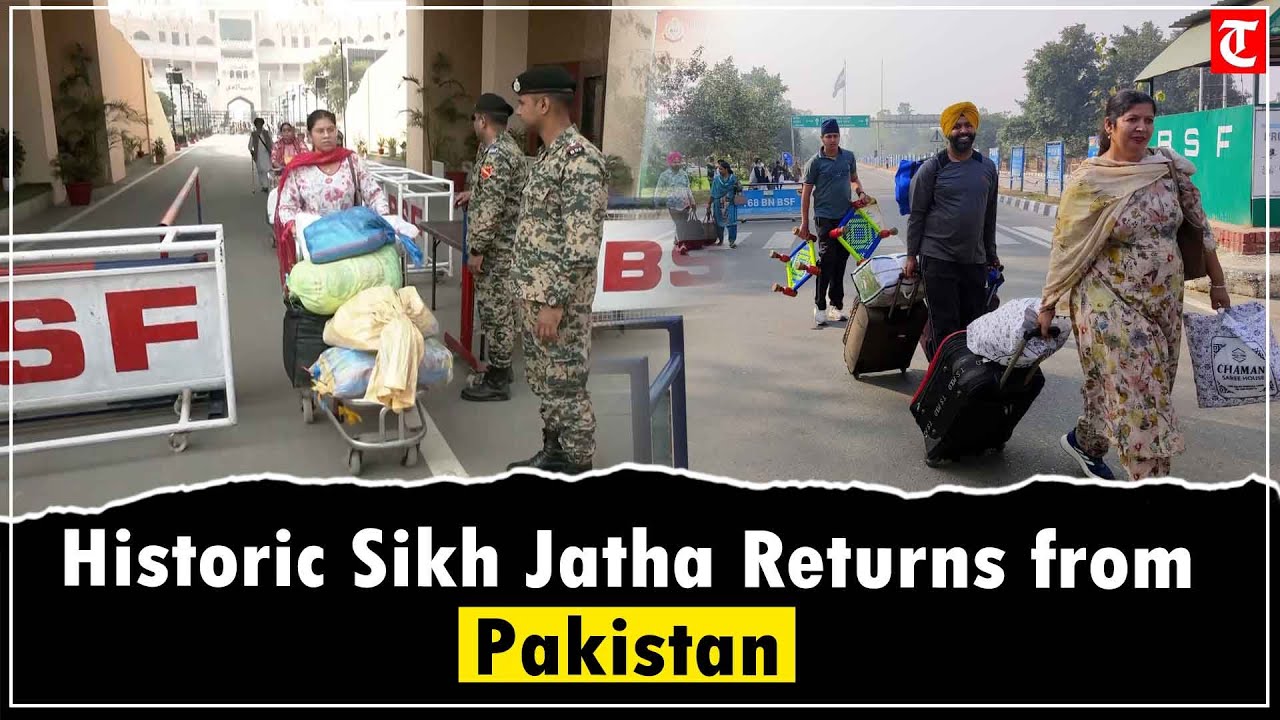 First Sikh Jatha Returns from Pakistan After Celebrating Guru Nanak Dev Parkash Purb
