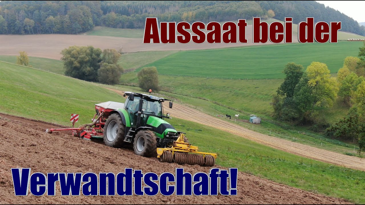 Aussaat 2020 bei der Verwandtschaft! Deutz-Power