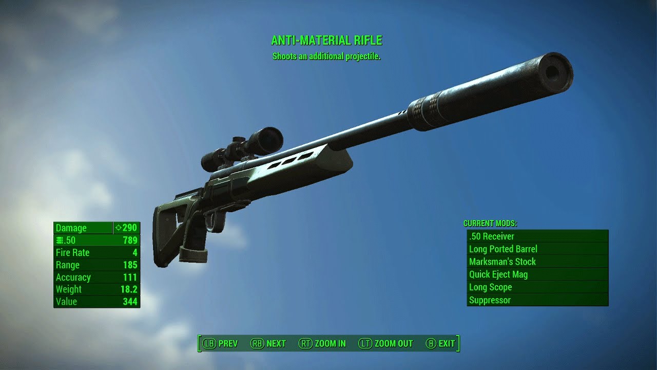 Fallout 4 - TWO SHOT SNIPER RIFLE (Rare Legendary Sniper Rifle and Best Legendary Sniper Rifle)