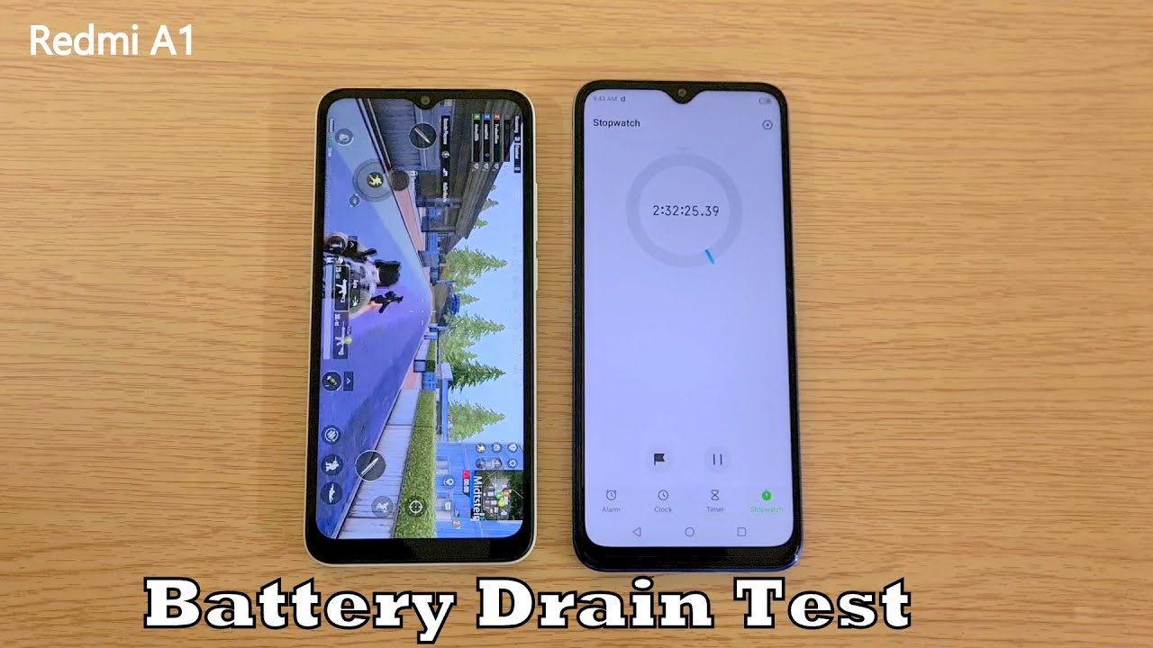 Redmi A1 Battery Drain Test