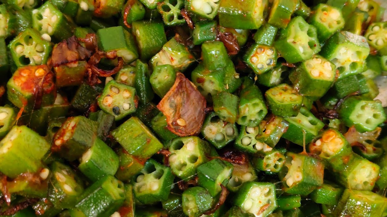 Crispy bhindi ki sabji#food #indianfoodmadeeasy#cooking#reel#@nawabikitchan