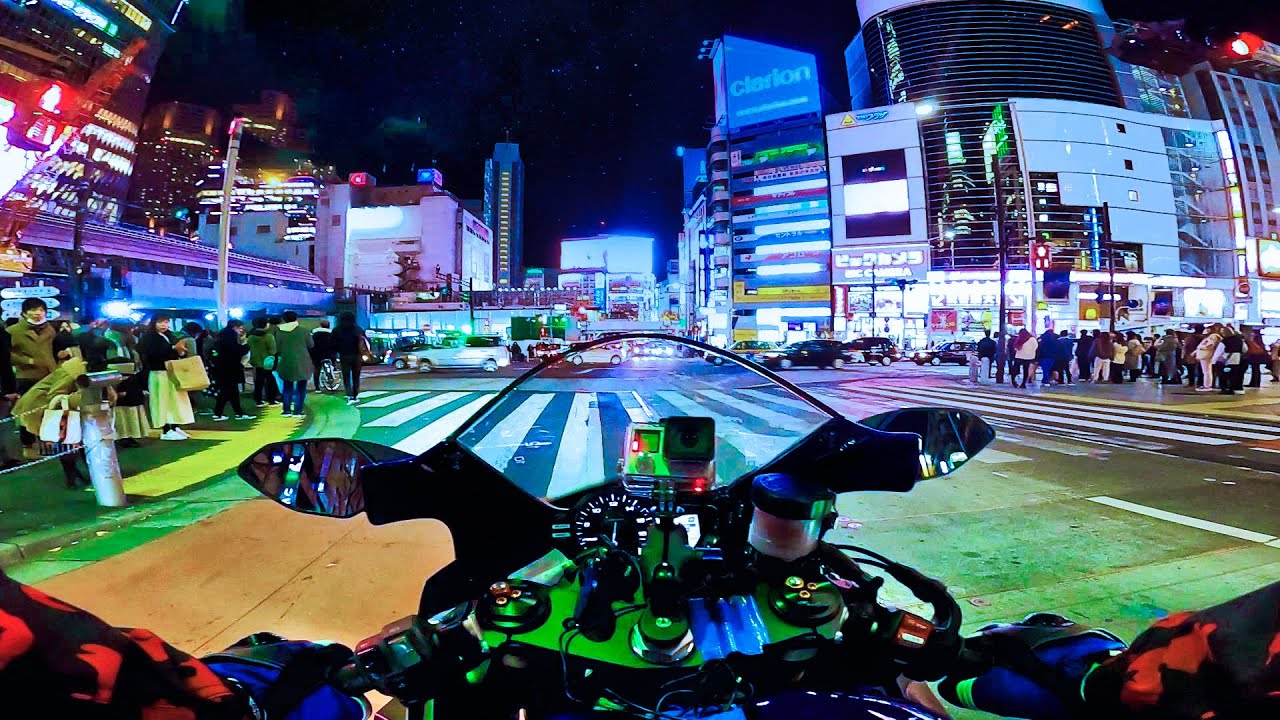 Tokyo night drive | YAMAHA YZF-R6 | GoPro HERO8
