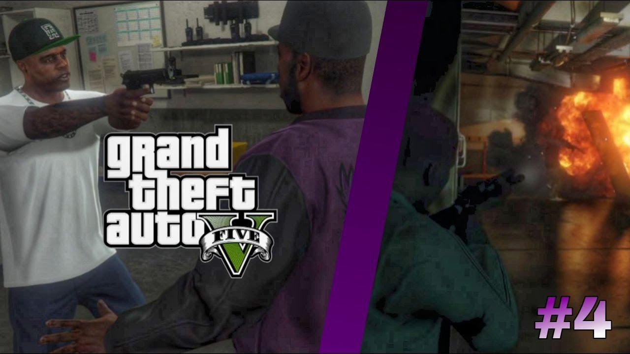 ПОДГОТОВКА К ОГРАБЛЕНИЮ И ГАНСТЕРСКИЕ РАЗБОРКИ | ПРОХОЖДЕНИЕ GRAND THEFT AUTO V №4