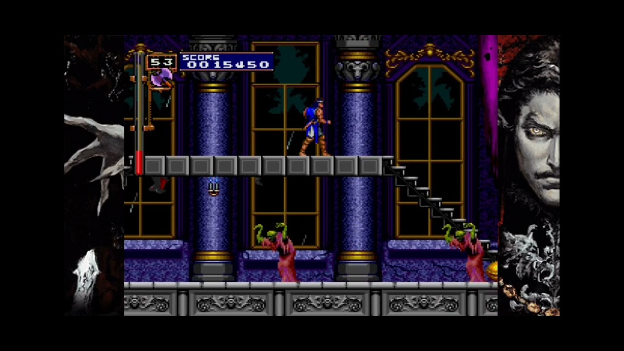 Stage 2 Gameplay - Castlevania: Rondo of Blood 
