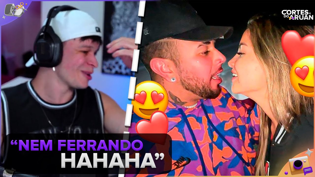 ARUAN REAGE: A NATH TENTOU ME BEIJAR 😱❤️ (LEO DA HORNET) - Cortes do Aruan