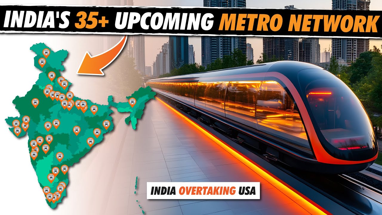 🇮🇳 35+ Upcoming Metro Network in India | India is Silently Building Largest Metro Network