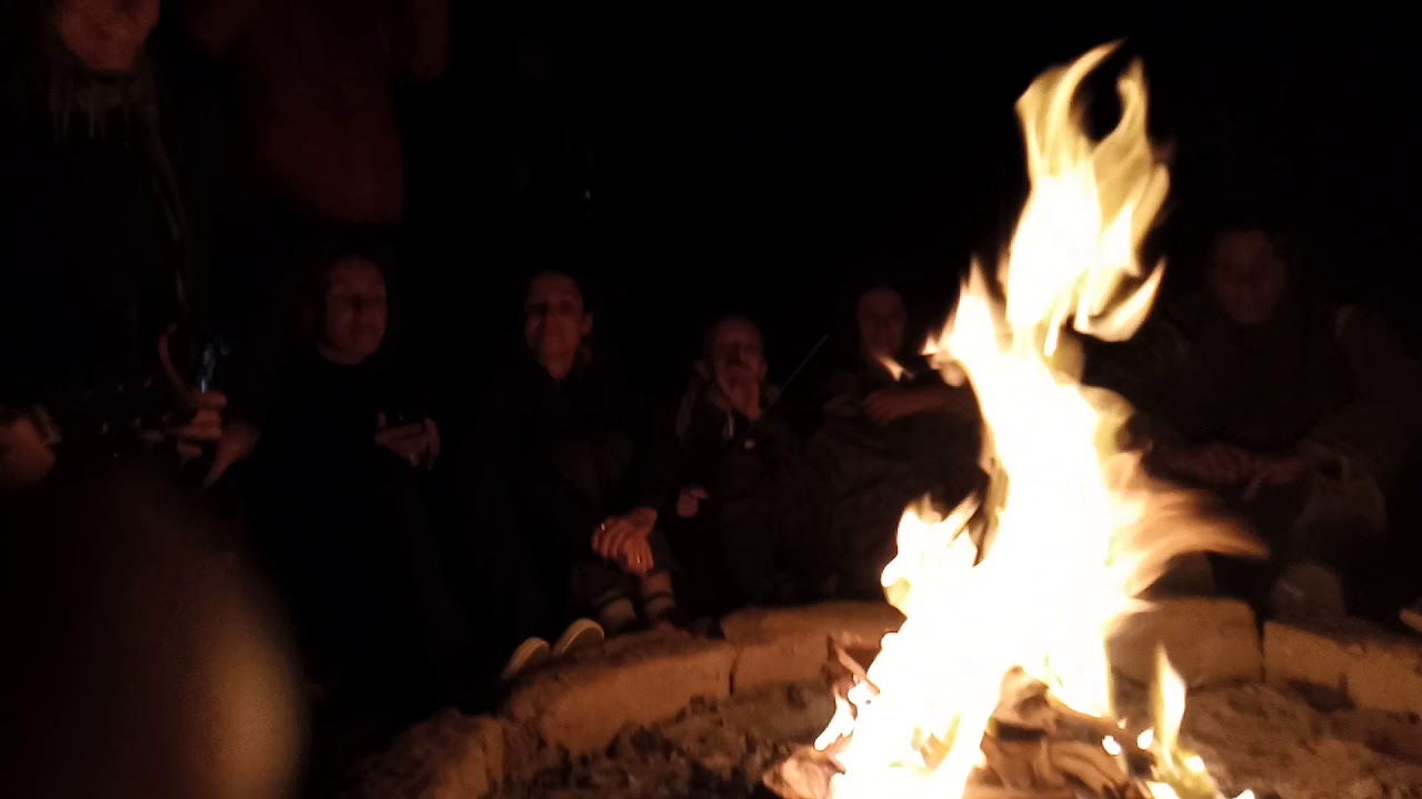 Happy New year in the desert of lake iriki at bivouac Les nomades