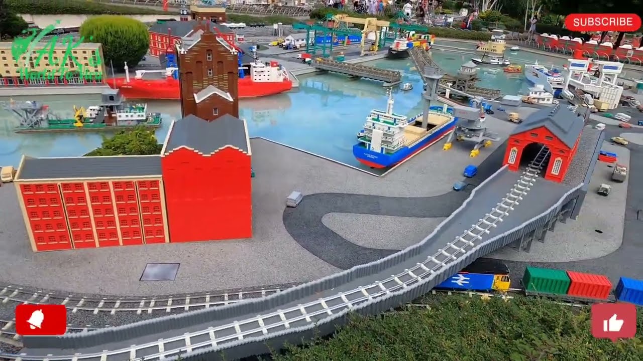 Lego Miniland: Exploring Historical Scotland and England in LEGO | Travel Vlog Virtual Walk Tour 4K