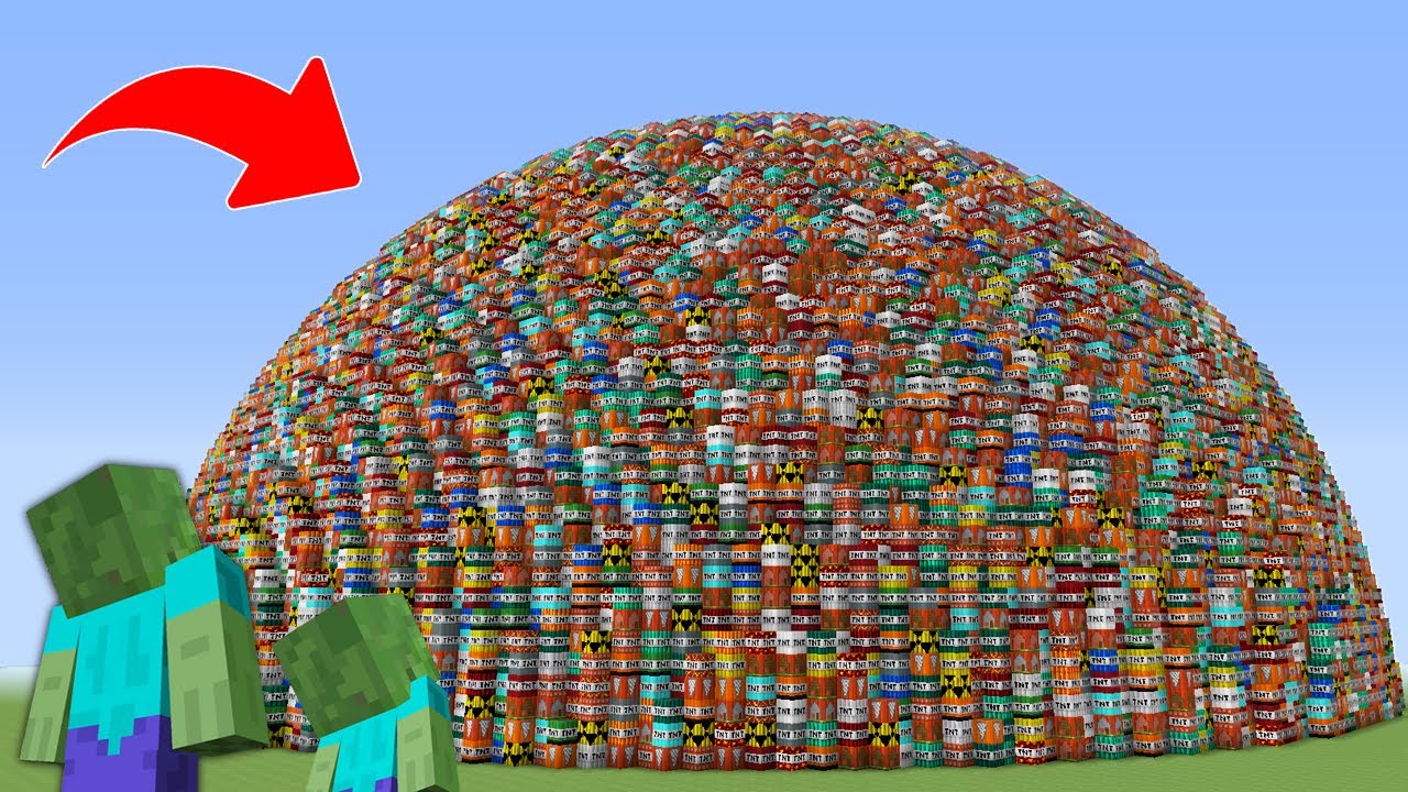 UZAY TNT TOPUNU PATLATMAK 😱 - Minecraft