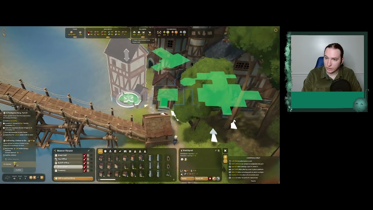 Building a City Belfry and Hosting the Seneschal! (Foundation Episode 9)