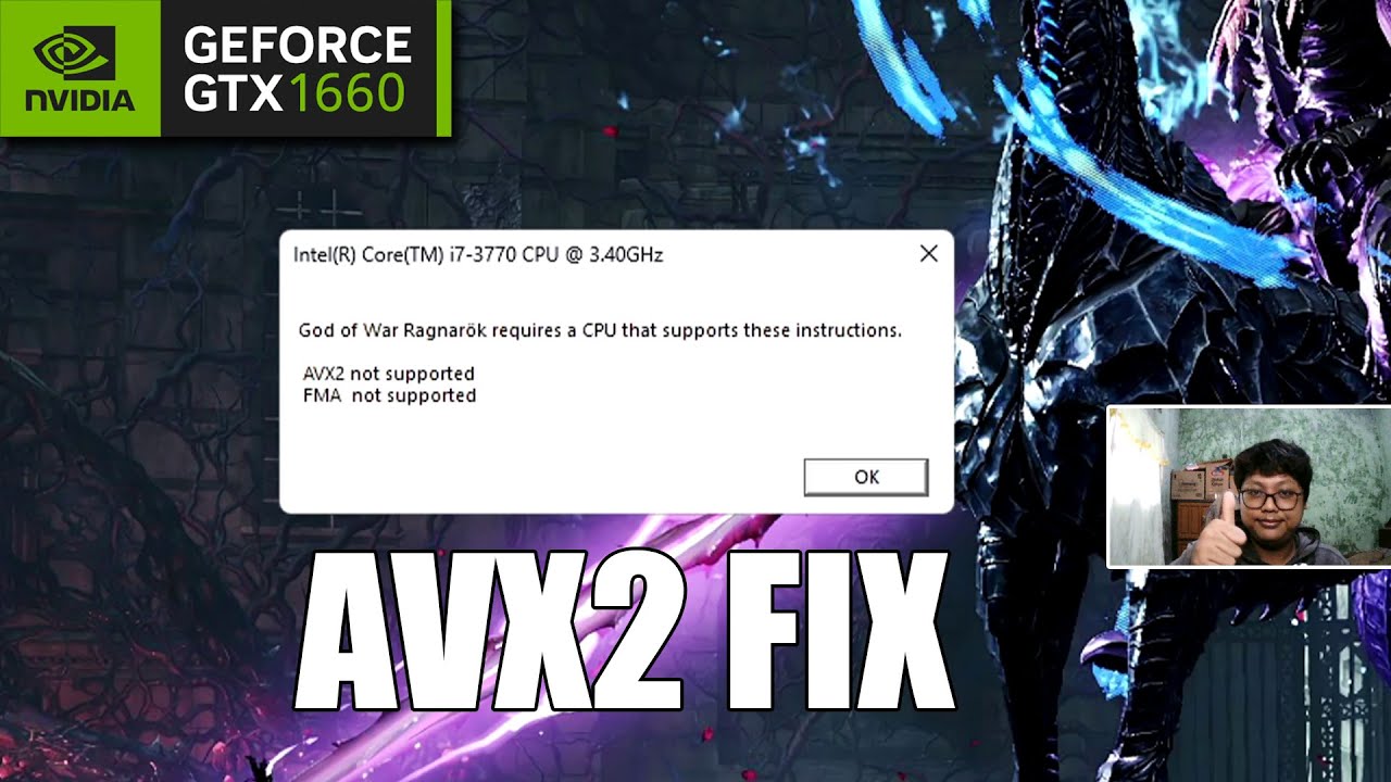 AVX2 Fix God of War : Ragnarok | Easy Tutorial