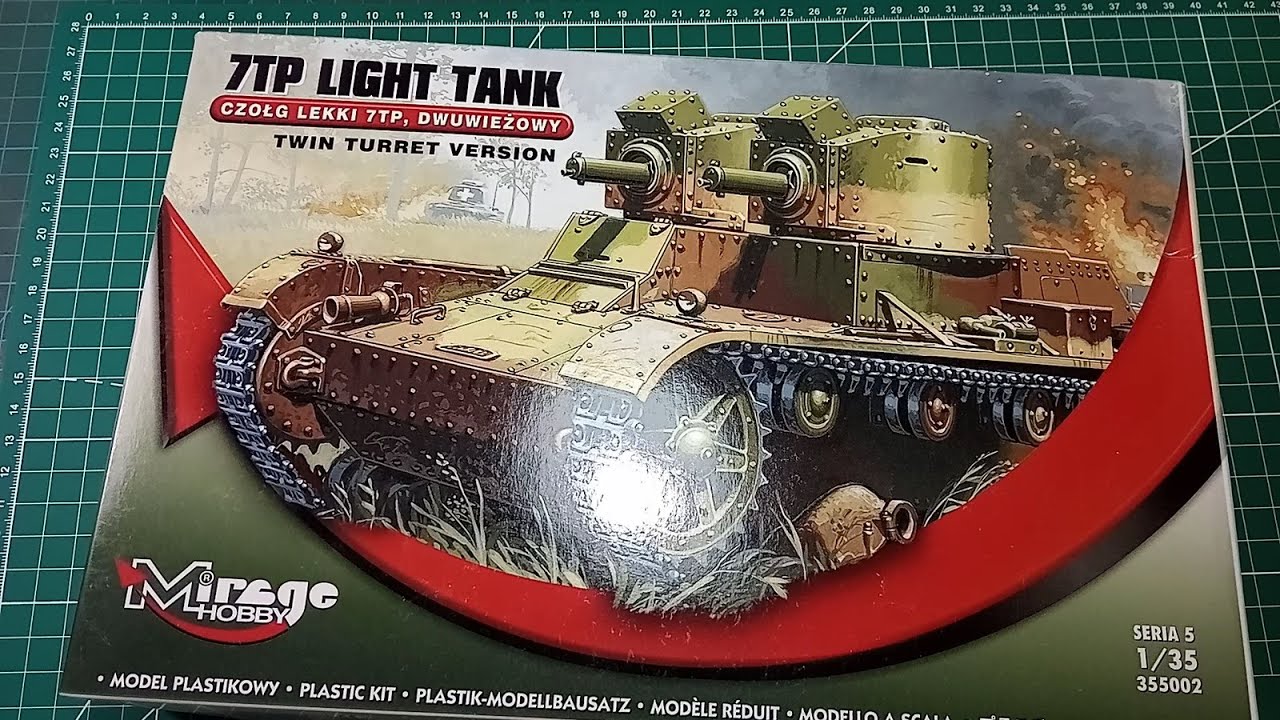Recenzja:Czołg lekki 7TP 1/35 Mirage Hobby.