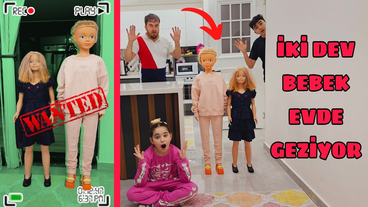 EYVAH ELİF GİZEMLİ BEBEK 2 TANE OLDULAR !! BİZİ KORKUTTU!! بابا جاب لي بالون - جنى مقداد | طيور بيبي