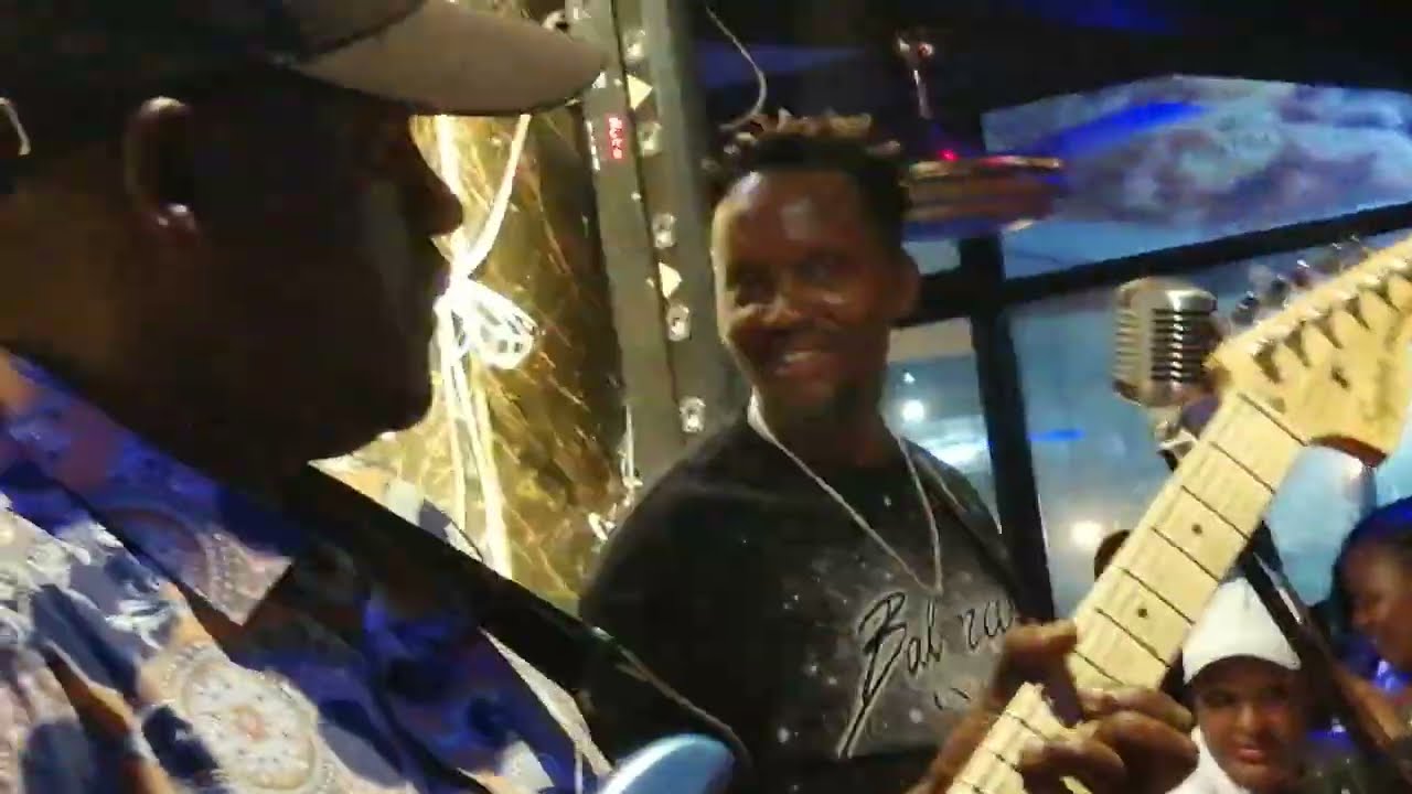 Alex Kasau Katombi Electrifying performance at Captains Lounge. 