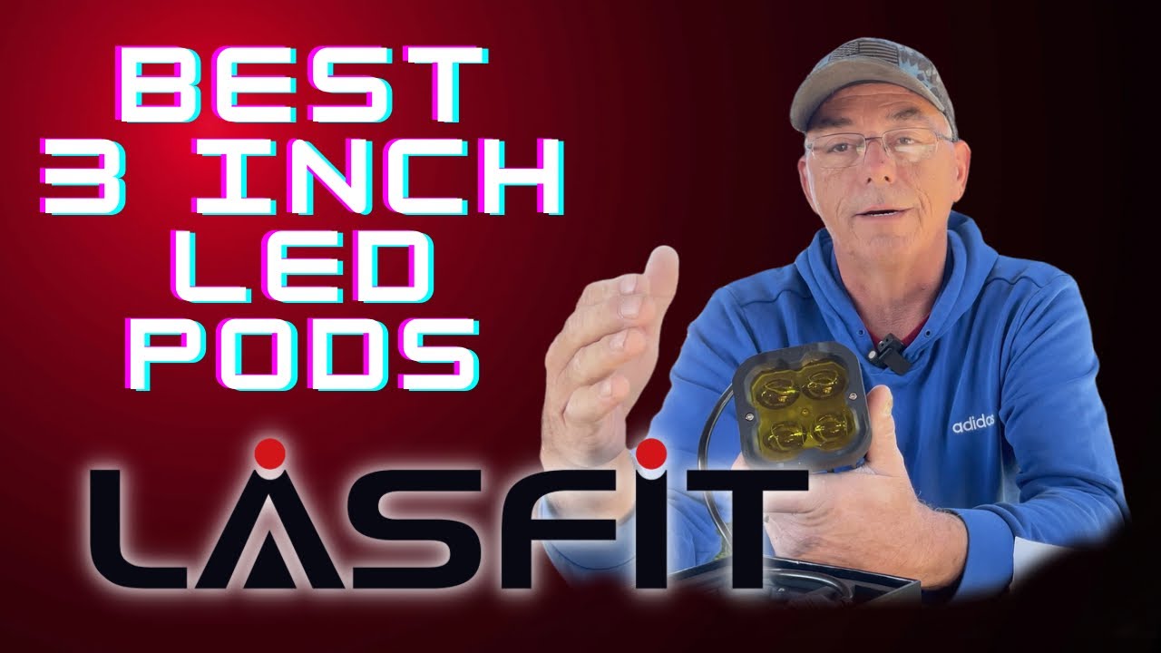 Lasfit 3-дюймовые светодиодные фары — одни из лучших фар ближнего света, ходовых огней и противот...