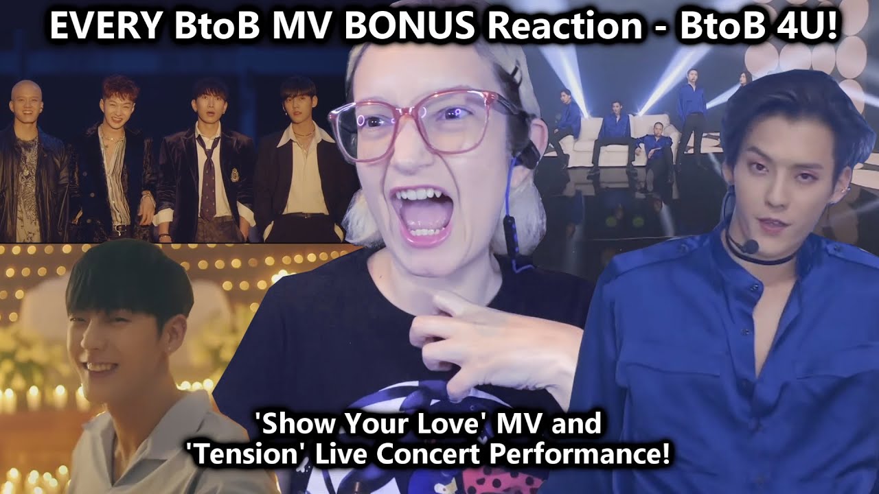 First reaction to BtoB 4U!! 비투비 포유 'Show Your Love' MV and 'Tension' Online Concert Performance!!