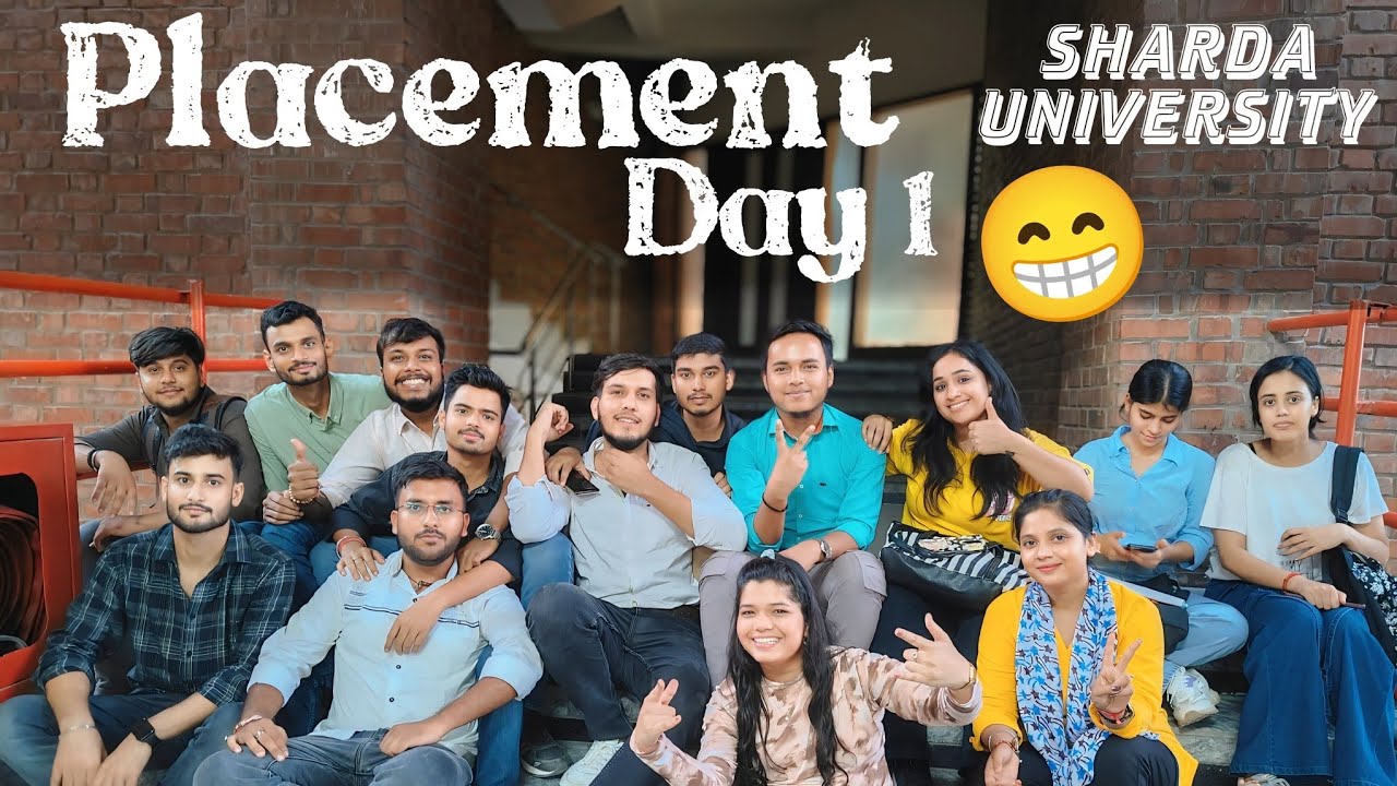 Campus Placement - Sharda University || MCA - Ankit Sarkar Vlogs