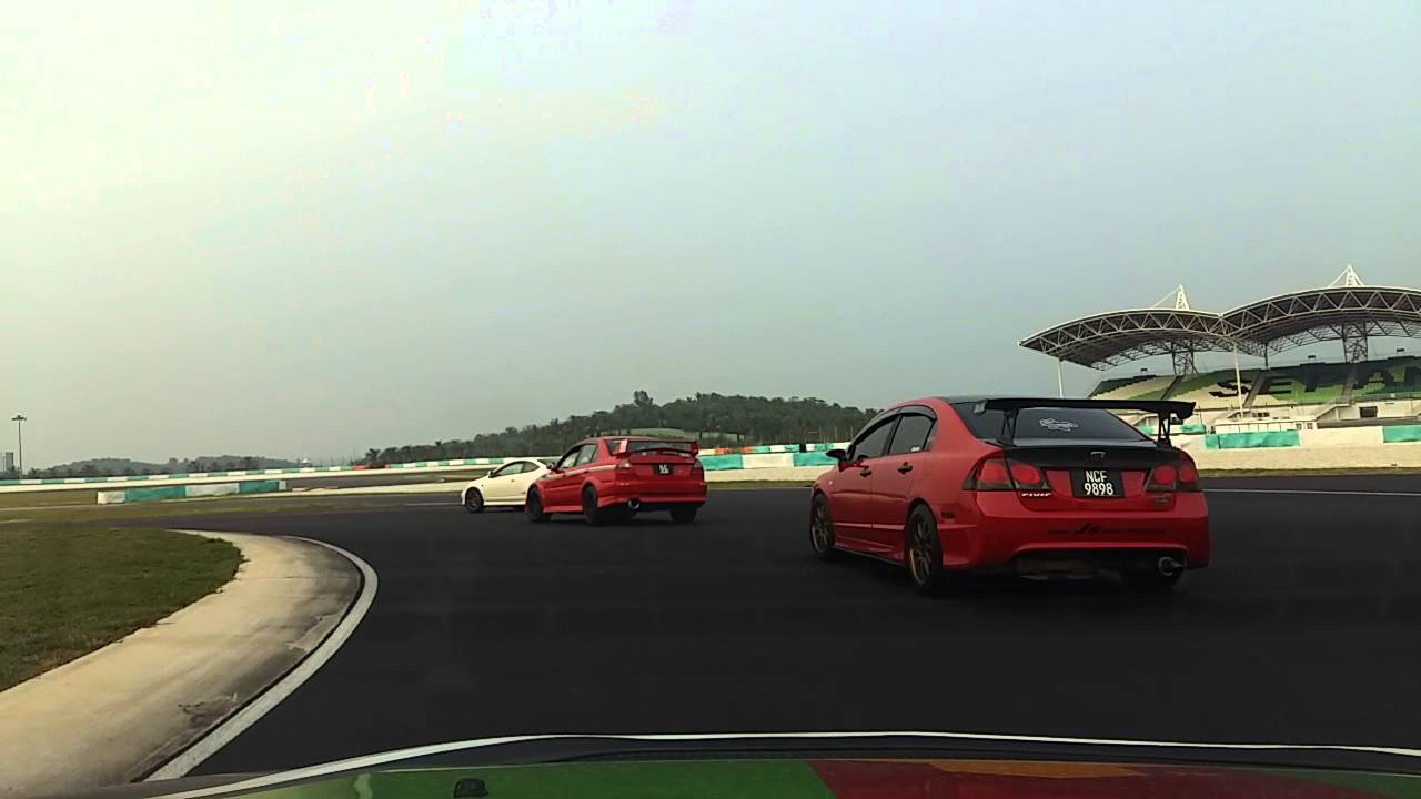 Topfoil touge evo9 at f1 circuit sepang