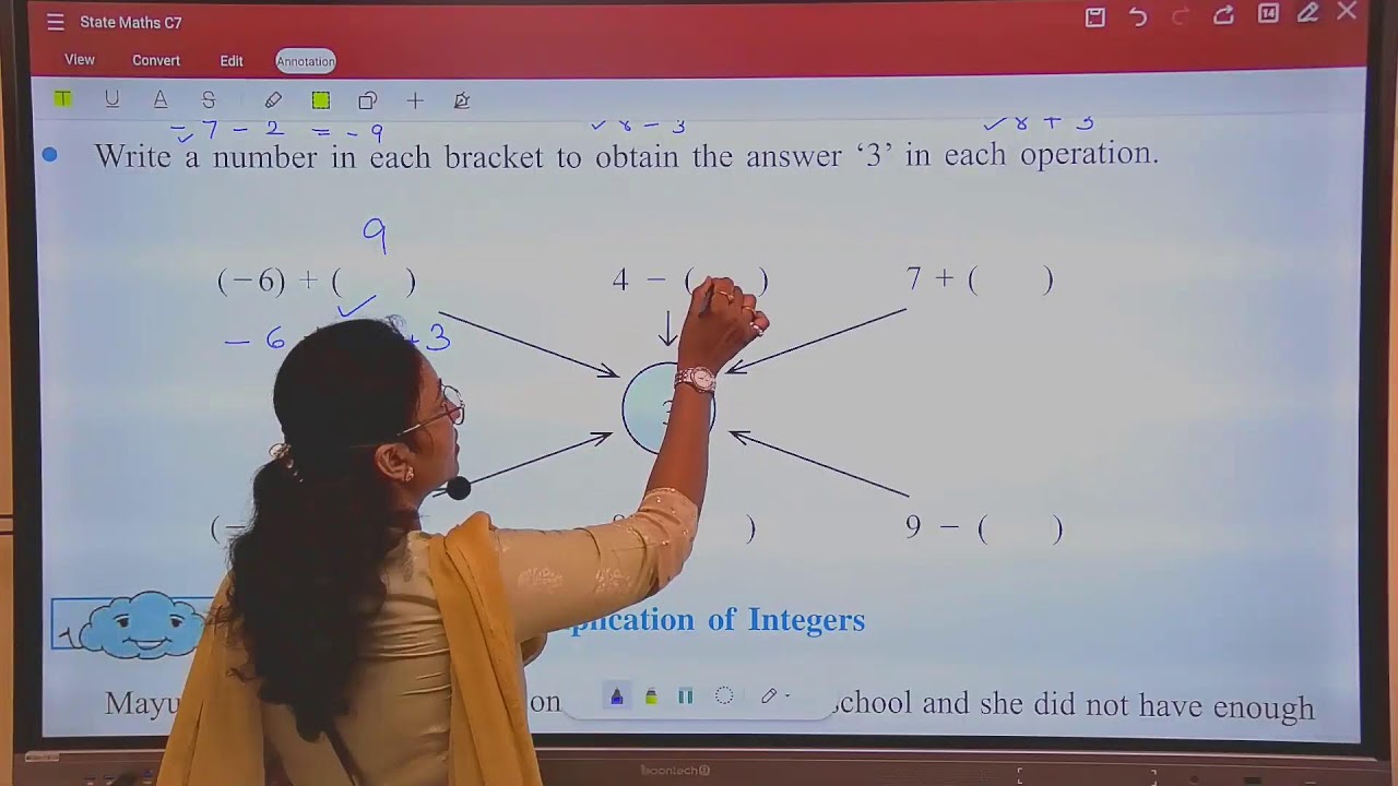 MAHARASHTRA BOARD Class 7 Maths Chapter 2 Multiplication and Division Of Integers