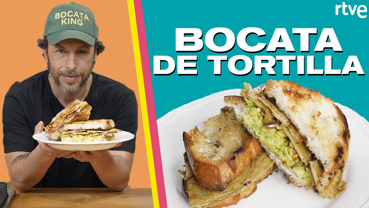 Bocata de tortilla de Gipsy Chef, ¡simplemente espectacular! | Cocina BESTIAL!