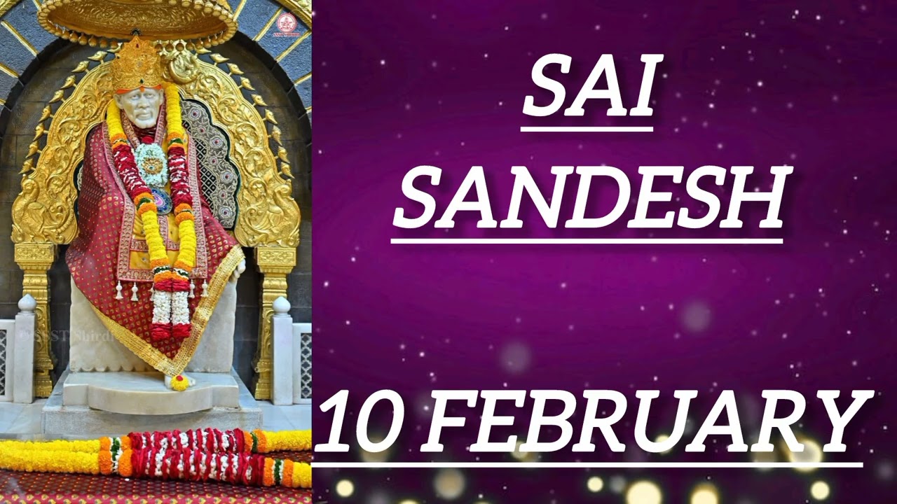 SAI SANDESH || 10 FEBRUARY 2026