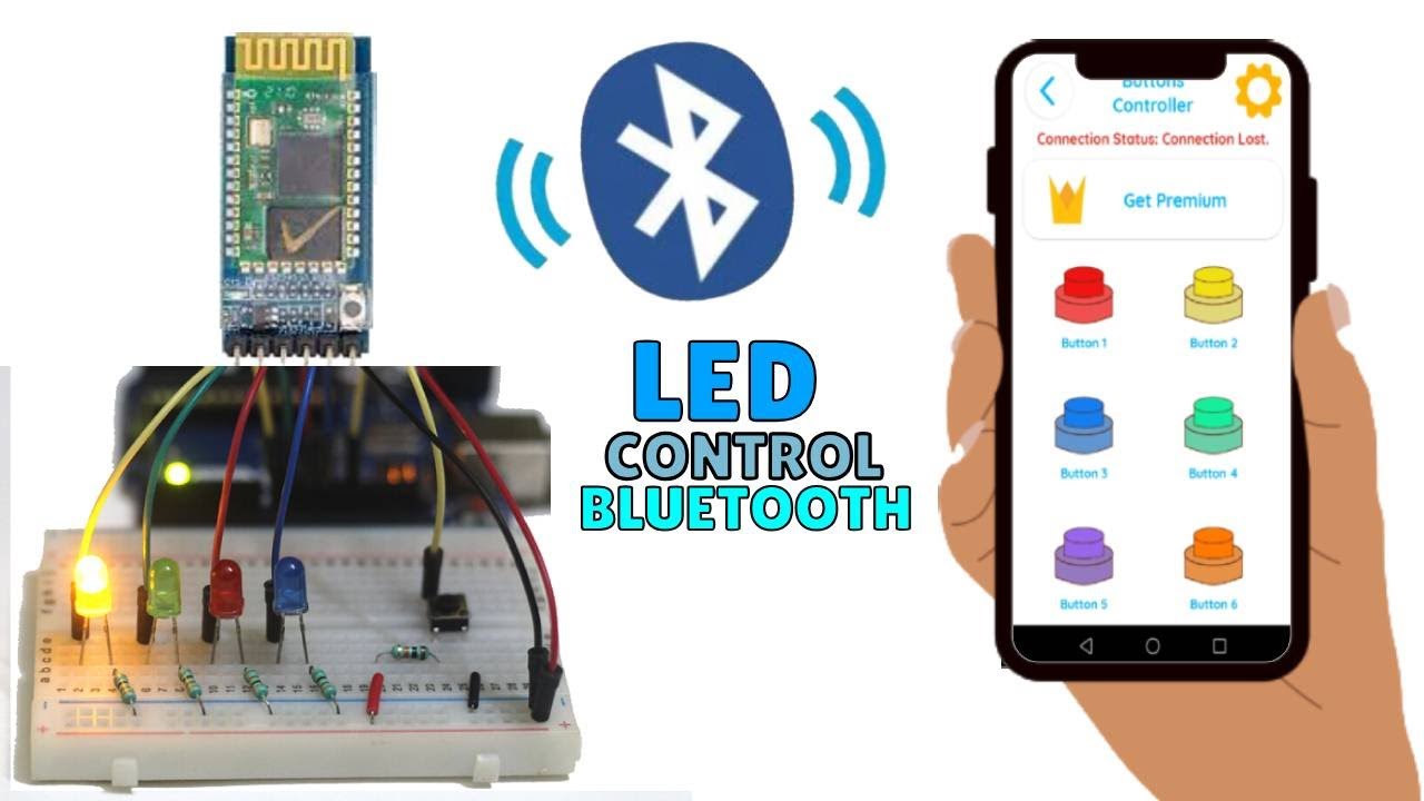 &iexcl;Enciende tu Creatividad! Control de luces LED con Bluetooth