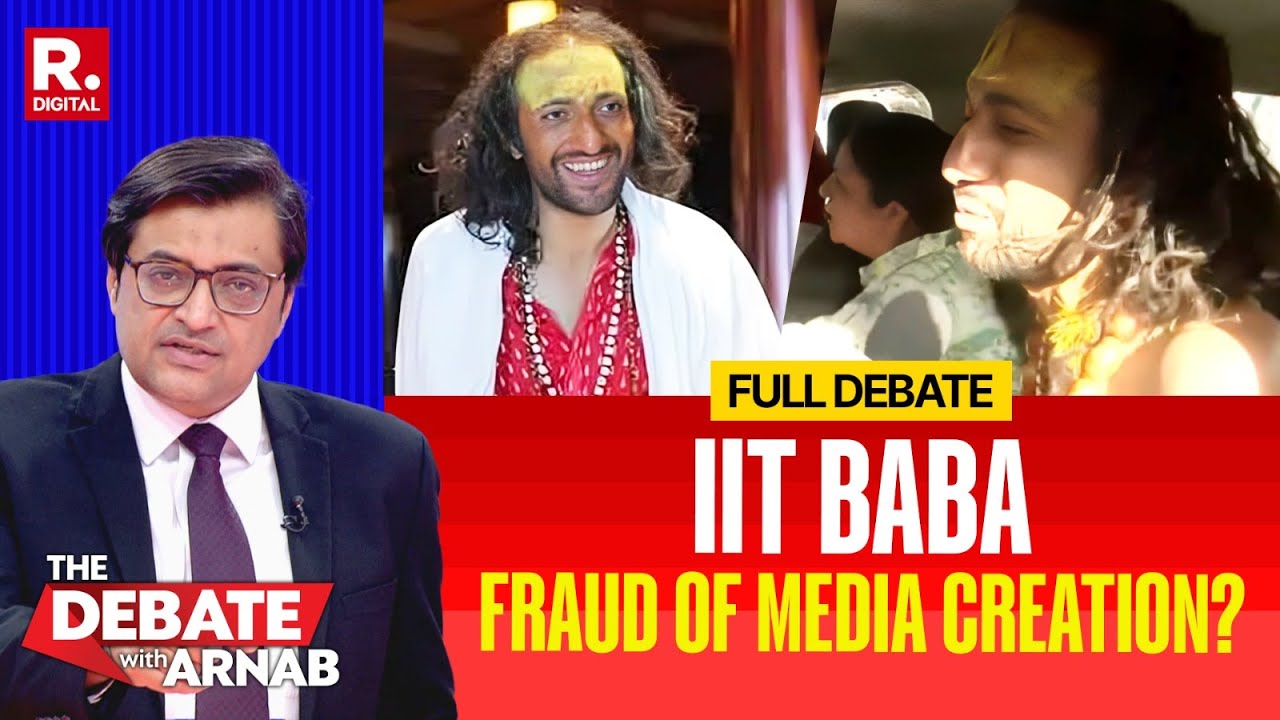 Debate With Arnab: IIT Baba, Abhay Singh Detained For Possessing 'Ganja'